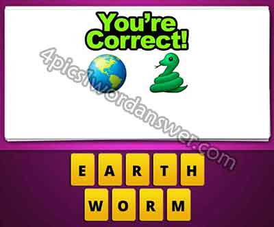 emoji-pop-answer-globe-earth-world-and-black-green-worm-2