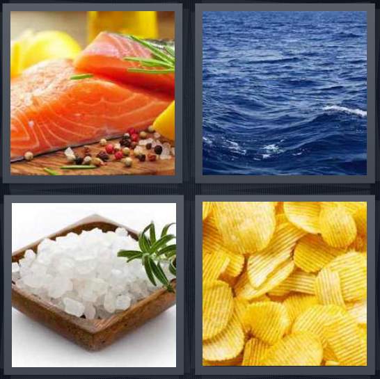 4-pics-1-word-sea-potato-chips-ocean-water-waves-salmon-sushi-fish-ice-2