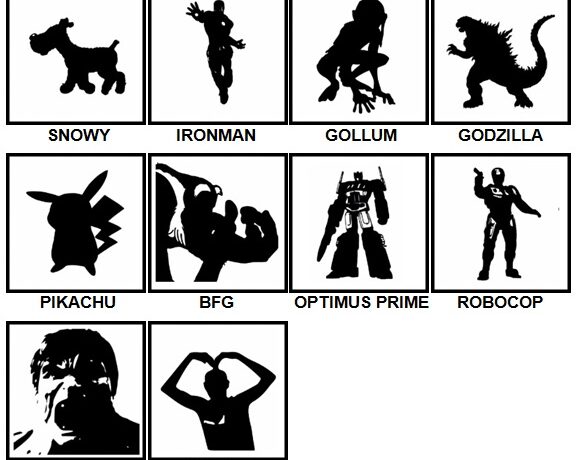 100 Pics Shadows Level 61 70 New Answers 6324537