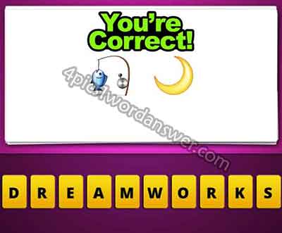 Emoji Fishing Rod And Half Moon 2421131