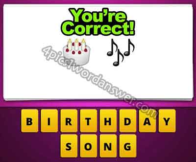 Emoji Cake And Music Notes 2823996
